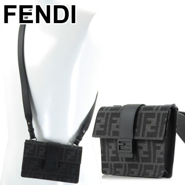 FENDI（フェンディ） FF Logo Marsupio Baguette 7M0295 A9ZL F1DGS