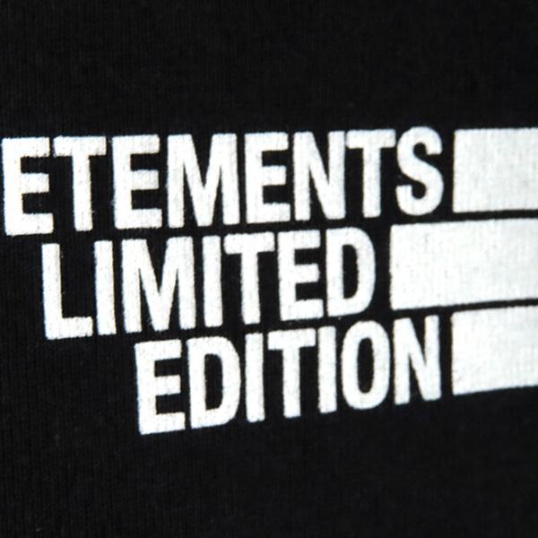 VETEMENTS ヴェトモン Logo Limited Edition T Shirt ロゴ リミテッド エディション プリント Tシャツ 半袖 メンズ UE51TR720B｜lag-onlinestore｜05