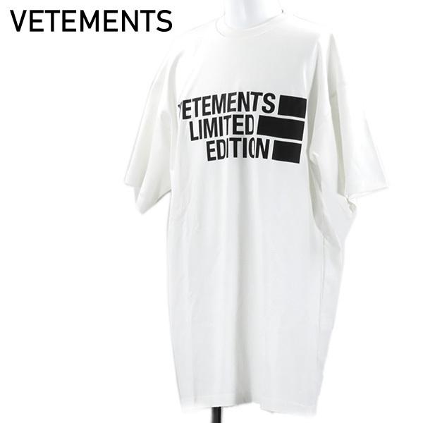 VETEMENTS ヴェトモン Big Logo Limited Edition T Shirt ビッグロゴ リミテッド エディション カットソー Tシャツ 半袖 メンズ UE51TR810W｜lag-onlinestore