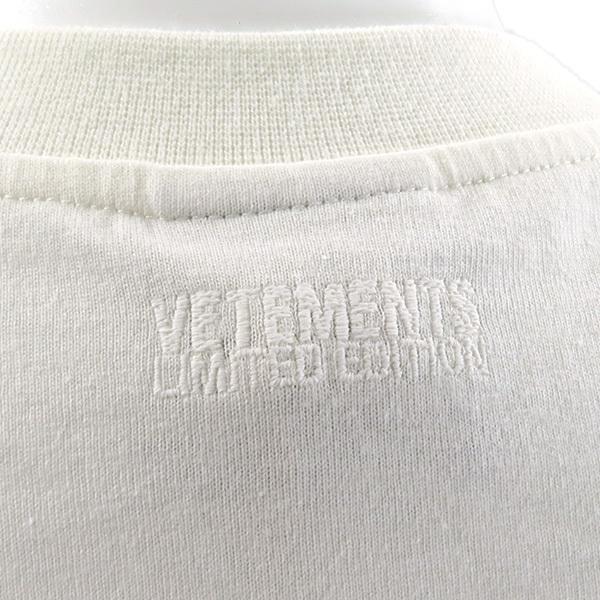 VETEMENTS ヴェトモン Big Logo Limited Edition T Shirt ビッグロゴ リミテッド エディション カットソー Tシャツ 半袖 メンズ UE51TR810W｜lag-onlinestore｜05