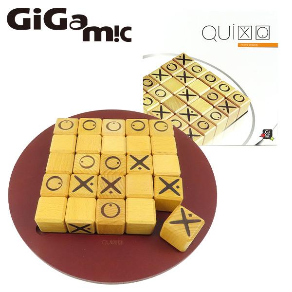Gigamic ギガミック 最大90%OFFクーポン クイキシオ 10％OFF ボードゲーム 知育玩具 脳トレ QUIXO 木のおもちゃ 3.421271.300823 キッズ GCQI