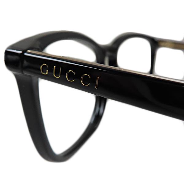 GUCCI / ブラック スクエア メガネ スクエアフレーム サングラス ・ブラック アセテート | GUCCI公式