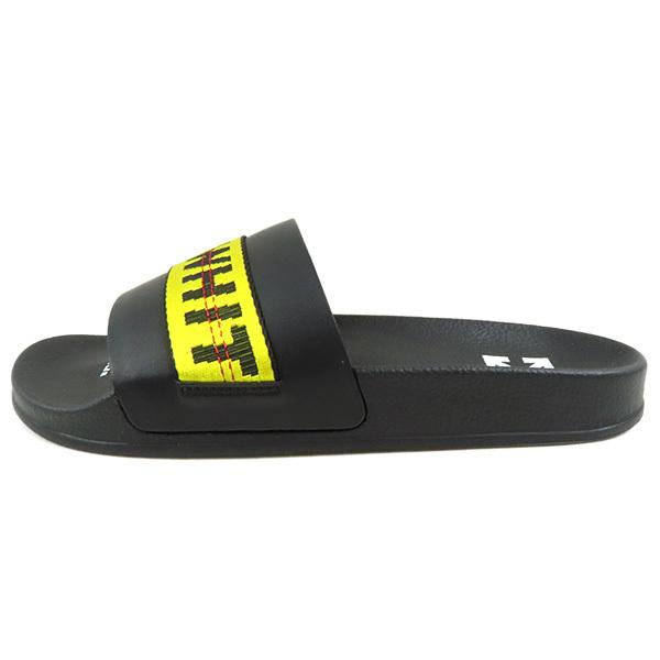 Off-White スライドサンダル ブラック/イエロー off white（オフホワイト） Off-White INDUSTRIAL BELT SLIDER BLACK