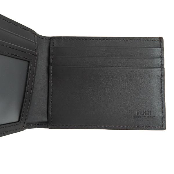 FENDI（フェンディ） FF Logo Small Bi-Fold Wallet FFロゴ スモール