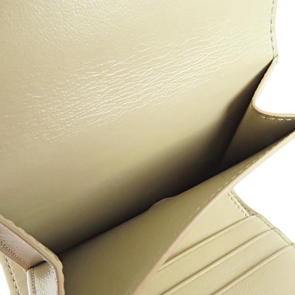 値下げGirlさん用　CELINE TRIOMPHEロゴプリント 三つ折り財布 CELINE（セリーヌ） TRIOMPHE LEATHER SMALL FLAP WALLET 10D783BZG
