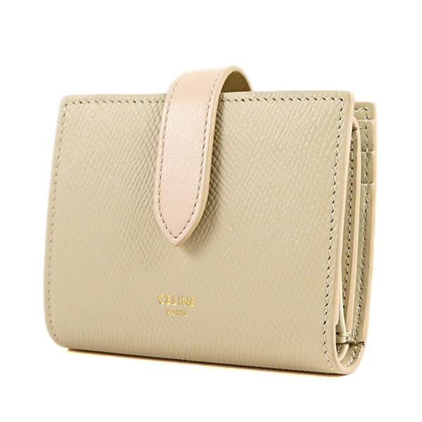 CELINE セリーヌ　財布 CELINE セリーヌ SMALL STRAP WALLET 10H263BRU.03LW ロゴ