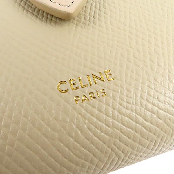 CELINE（セリーヌ） SMALL STRAP WALLET 10H263BRU.03LW ロゴ レザー
