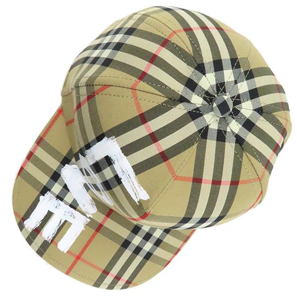 BURBERRY（バーバリー） EMBROIDERED FABRIC BASEBALL CAP 8037789