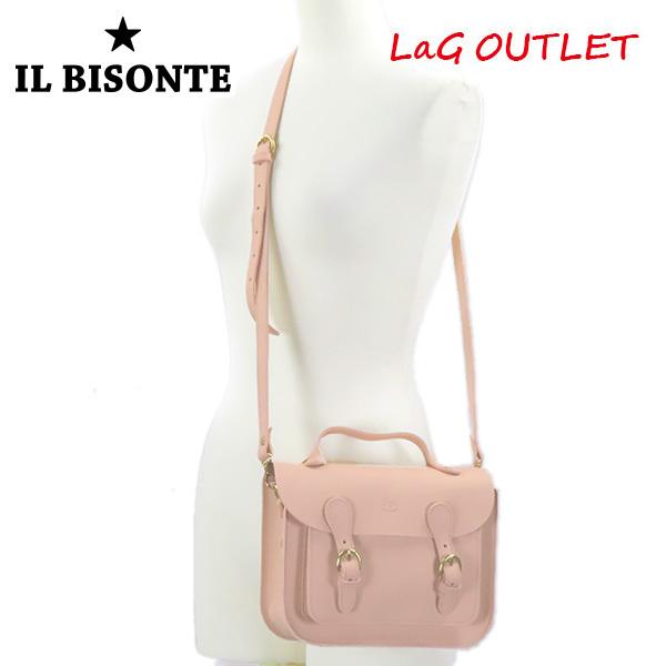 IL BISONTE イルビゾンテ Hand Bag ハンドバッグ 2WAY ミニハンドバッグ ロゴ レディース アウトレット A2596VA 812