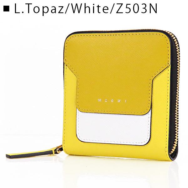 MARNI マルニ PFMOQ09U11 LV520 Z437N バイフォールド ジップ 