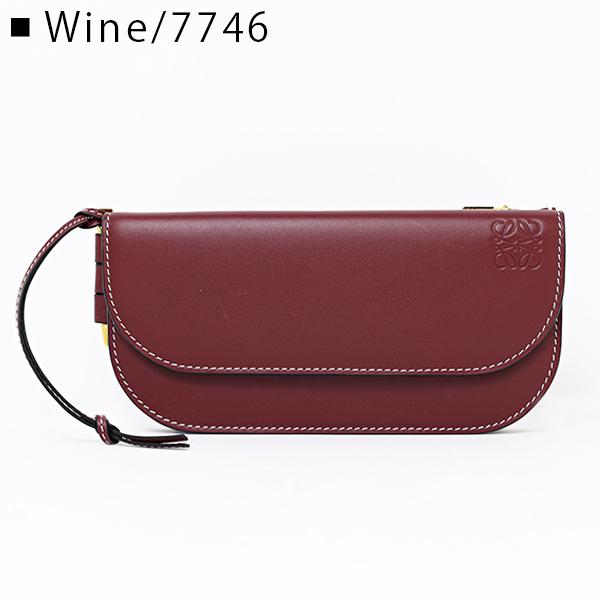 美品 ロエベ Gate Continental Wallet 長財布 ブラウン 【公式