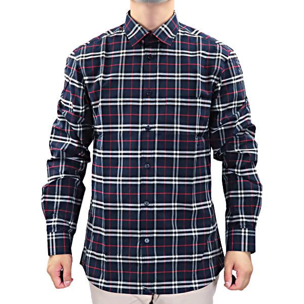 BURBERRY（バーバリー） Check Slim Fit Cotton Shirt 8018640 スリム