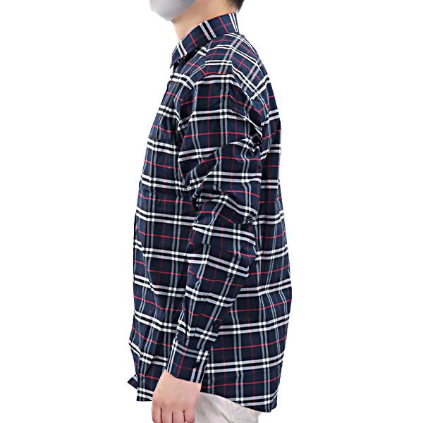 【極美品】バーバリー　チェックシャツ　長袖　140 美品本物バーバリーBurberry上質コットンチェック柄長袖シャツ