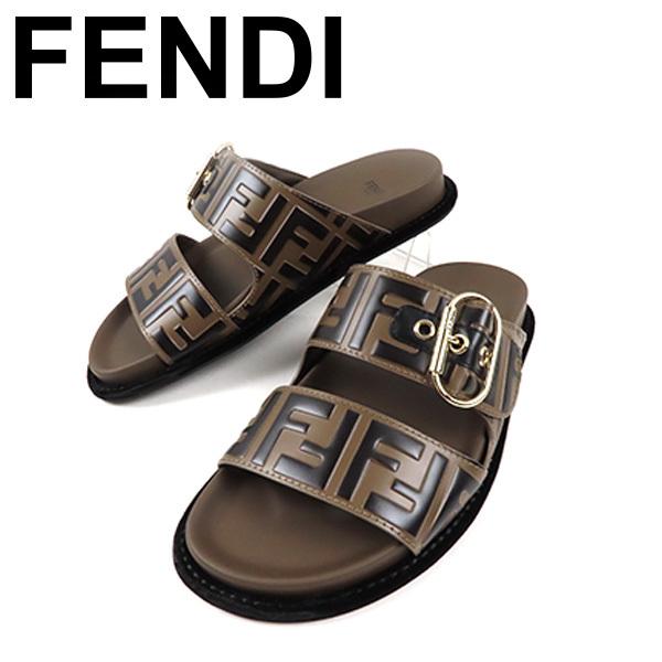 FENDI（フェンディ） FF Logo Slider Slippers 8X6749 A5JX F1425 FF