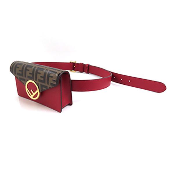 FENDI（フェンディ） F is FENDI Leather Belt Bag 8BM005 A6CB F13VJ