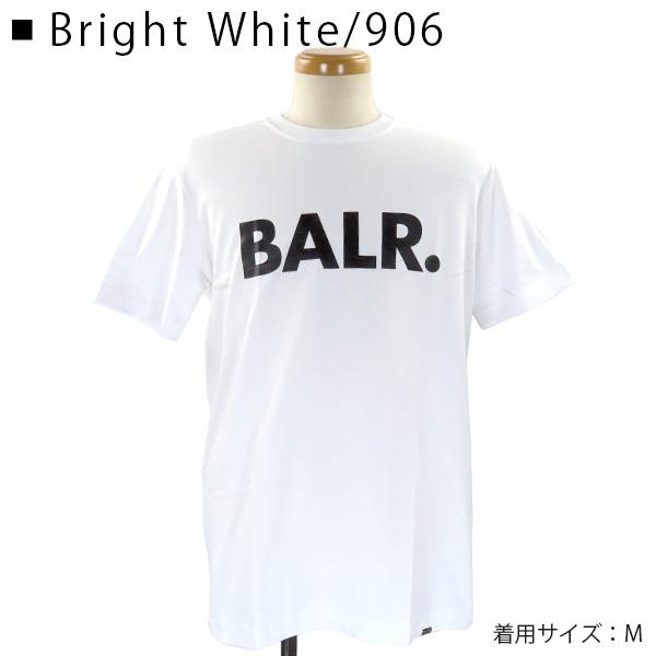 BALR. -ボーラー Brand Straight T-Shirt  B1112.1048 102 906 ブランド ストレート Tシャツ ロゴ 半袖 メンズ｜lag-onlinestore｜03