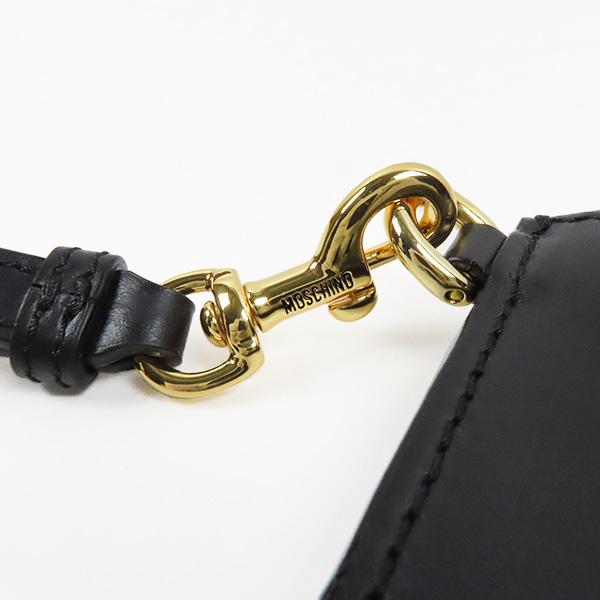 MOSCHINO バッグ MOSCHINO モスキーノ Logo Print Clutch Bag A84058001 1001
