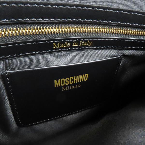MOSCHINO モスキーノ Logo Print Clutch Bag A84058001 1001