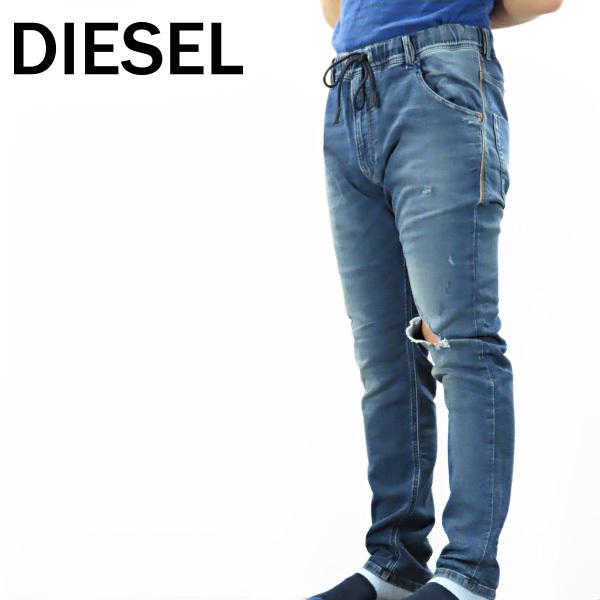 DIESEL ディーゼル KROOLEY-NE Sweat jeans 00CYKI 084TZ 01 ジョグジーンズ デニム ジーンズ