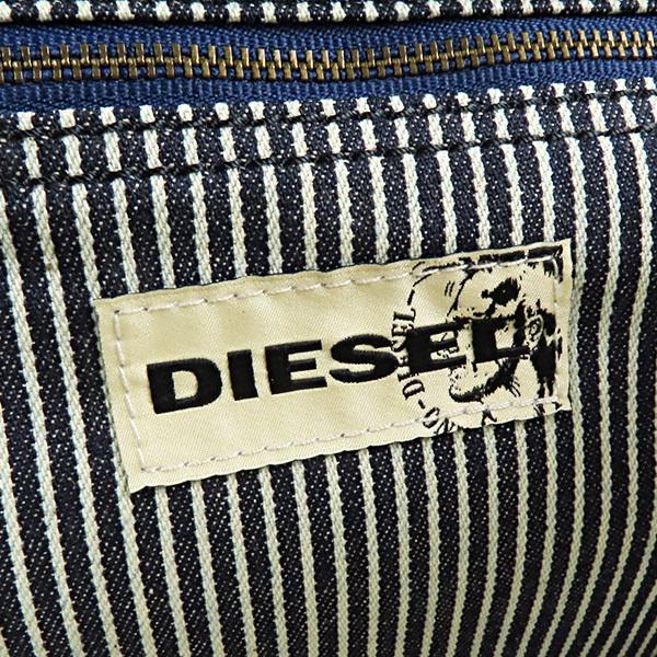 美品✨DIESEL ディーゼル　ボディバッグ　デニム　ロゴプレート 送料関税み♪大人もOK DIESEL ディーゼル デニム バッグ (DIESEL/子供