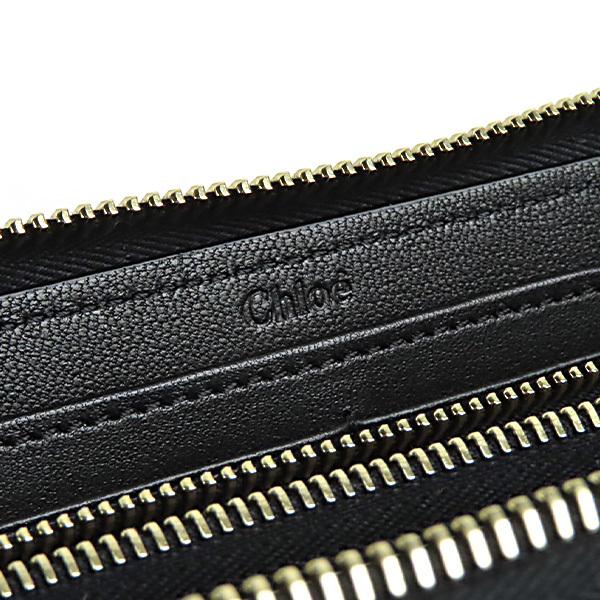 Chloe クロエ ALPHABET Zip Around Wallet CHC21WP941F57 001 053 6J5 長財布 ラウンド ファスナー チャーム レザー レディース｜lag-onlinestore｜10