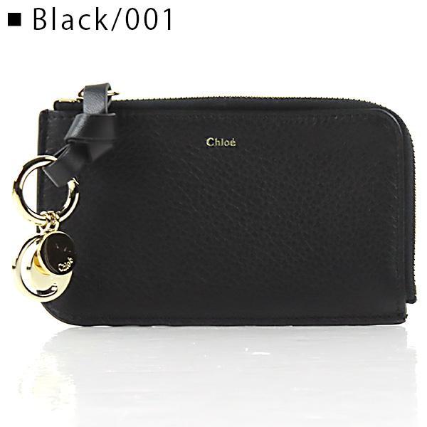 Chloe クロエ ALPHABET Coin Card Case CHC21WP944F57 001 053 6J5 コインケース カードケース 小銭入れ フラグメントケース ロゴチャーム レザー｜lag-onlinestore｜02