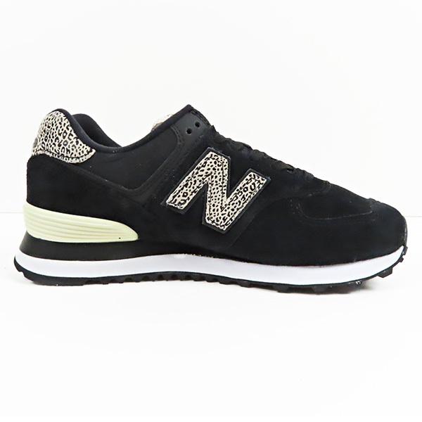 NEW BALANCE ニューバランス WL574 AND ANC スニーカー レオパード スエード レディース ブラック ホワイト 黒 白 ヒョウ柄｜lag-onlinestore｜06