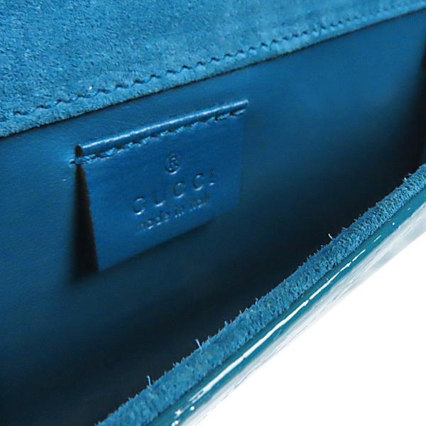 GG 【返品交換不可】GUCCI グッチ パテント マイクログッチシマ