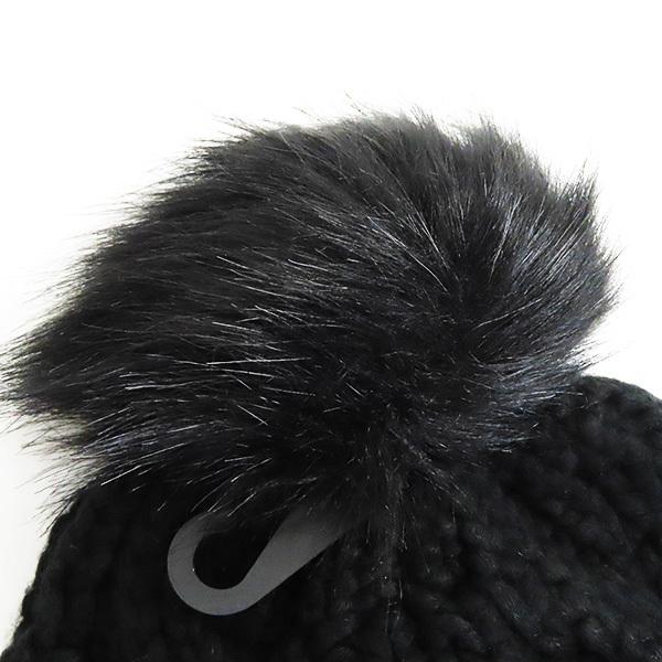 UGG（アグ） KNIT CABLE BEANIE WITH FAUX FUR POM ニットケーブル