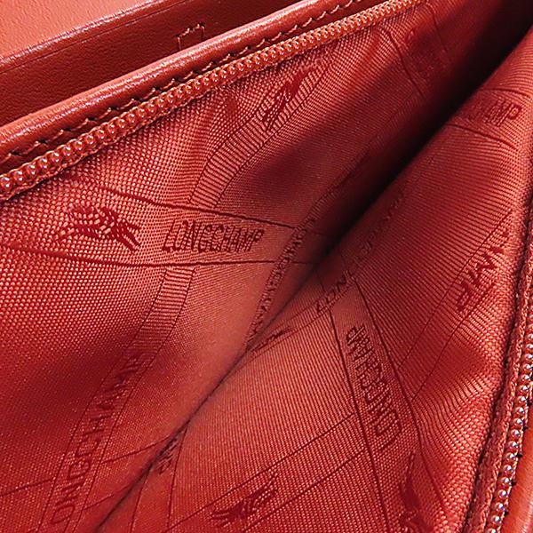 新品■Longchamp赤本革かぶせ長財布ロンシャンロゾ定番プリアージュ LONGCHAMP - 新品□Longchamp赤本革かぶせ長財布ロンシャンロゾ定番