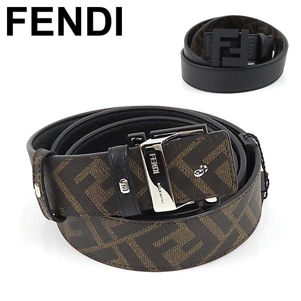 FENDI フェンディ FFMOTIF RFREVERSIBLE BELT 7C0432 AEU9 F148A NERO 