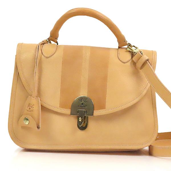 IL BISONTE イルビゾンテ ハンドバッグ レザー IL BISONTE（イルビゾンテ） Hand Bag A2646..E 834 ハンドバッグ