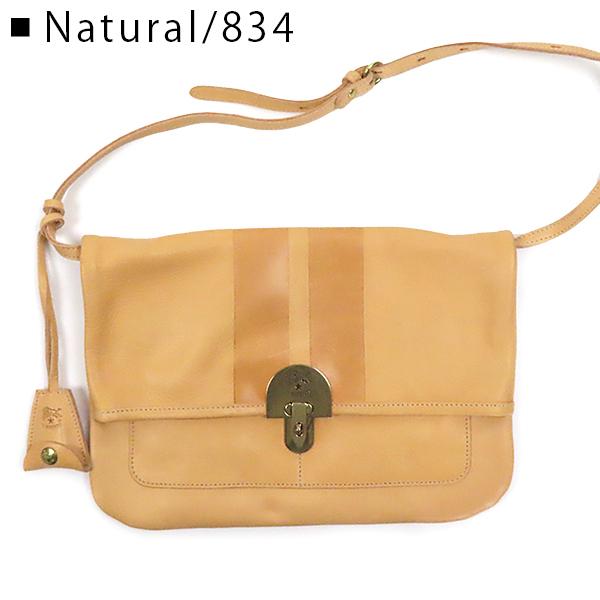 イルビゾンテ　キャメルレザーバッグ IL BISONTE（イルビゾンテ） Crossbody Bag A2648 834 ショルダー