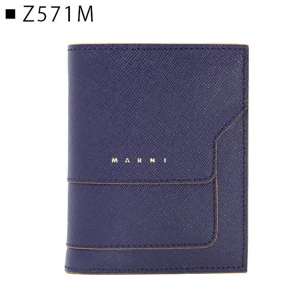 MARNI（マルニ） BILLFOLD WALLET W/ZIP PFMO0054U0 LV520 Z360N BLACK