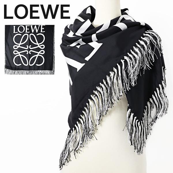 ファッション小物 LOEWE ロエベ シルクストール スカーフ アナグラム
