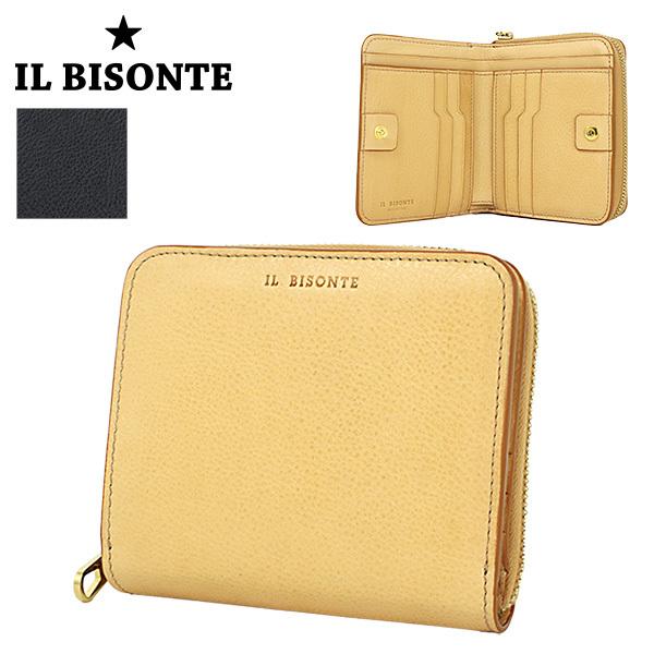 IL BISONTE イルビゾンテ SMALL WALLET SSW003 PVX001 折りたたみ財布｜lag-onlinestore