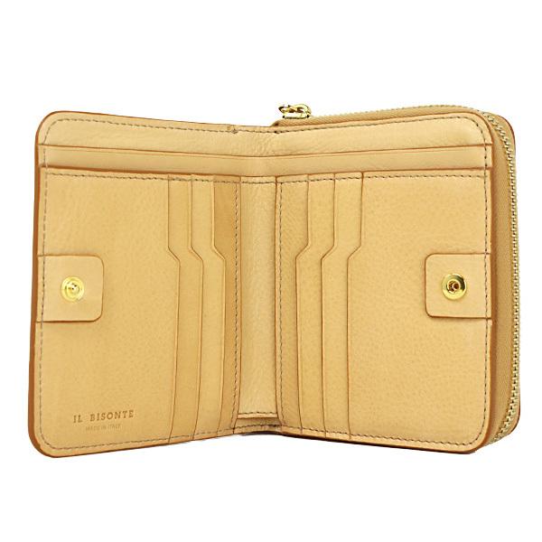 IL BISONTE イルビゾンテ SMALL WALLET SSW003 PVX001 折りたたみ財布｜lag-onlinestore｜06
