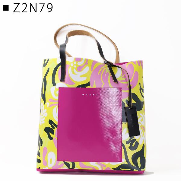 MARNI マルニ SHOPPING BAG ショッピング トートバッグ PVC レザー 