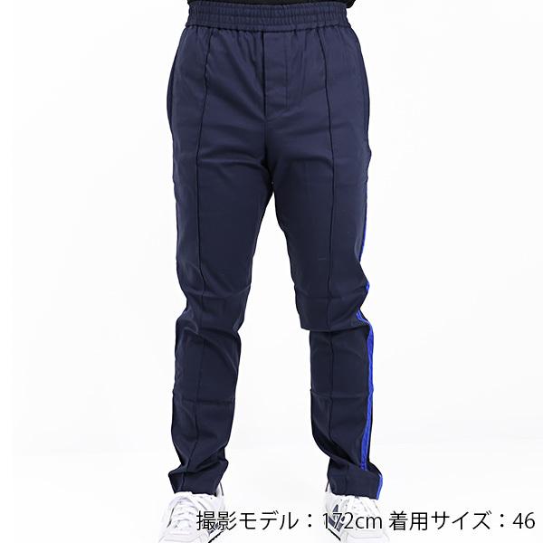 訳あり品未使用　KENZO ケンゾー　スラックス　M ウエスト76 KENZO - KENZO ケンゾー スラックス 36(XXL位) 紺x白(ストライプ