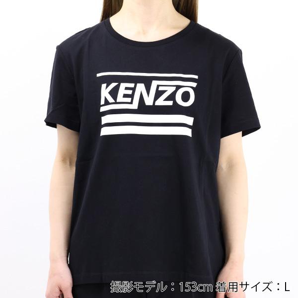 KENZO ブラック ロゴ 半袖シャツ M 23SS エレファントプリント Tシャツ カットソー クルーネック 半袖 L
