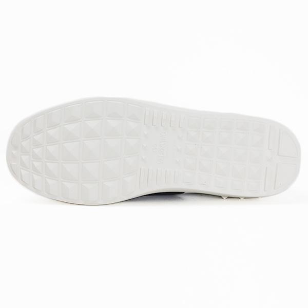 VALENTINO ヴァレンティノ RY2S0830 BLU ガラヴァーニ オープン ホワイト スニーカー レザー ローカット メンズの画像