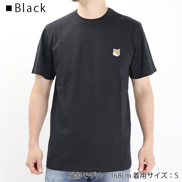 MAISON KITSUNE（メゾン キツネ） Tシャツ 半袖 FOX刺繍 コットン100