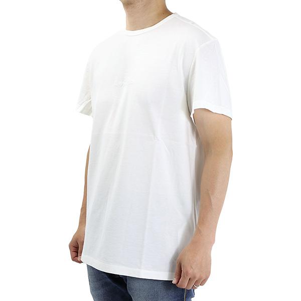 メゾンマルジェラ Tシャツ ロゴ刺繍 48 L センターロゴ 半袖 2022年製 Maison Margiela（メゾンマルジェラ） Tシャツ 半袖 クルーネック ロゴ