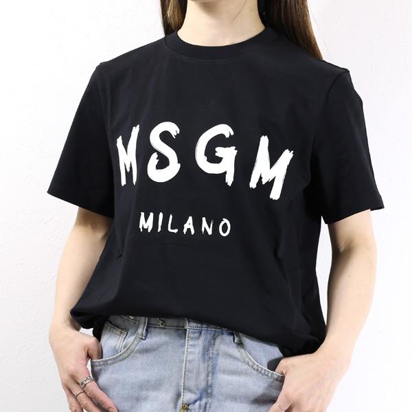 MSGM（エムエスジーエム） 2000 MDM510 200002 ブラッシュロゴ 半袖 T