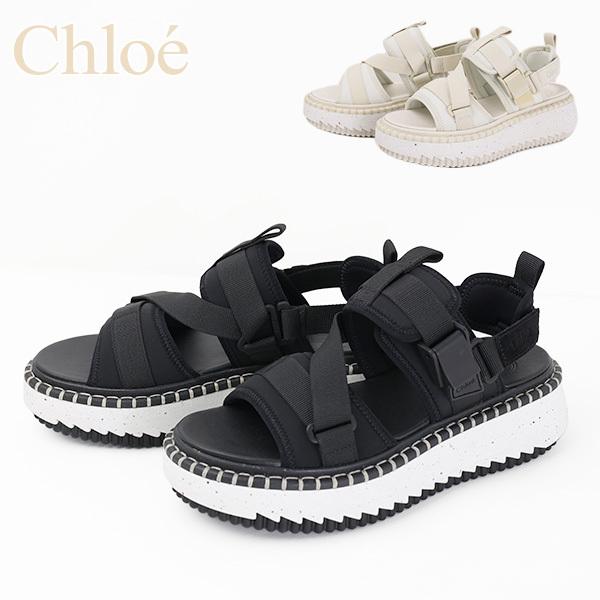 Chloe（クロエ） LILI Flat Sandal CHC22U627Y4 001 サンダル スポサン