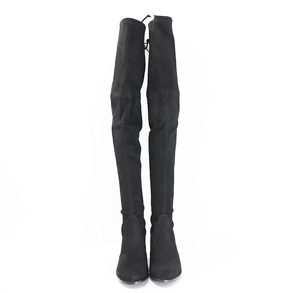 Stuart weitzman tieland black cheap suede