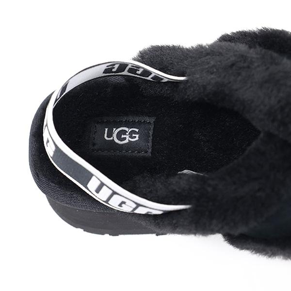 UGG（アグ） Disco Cross Slide ムートンサンダル プラットフォーム