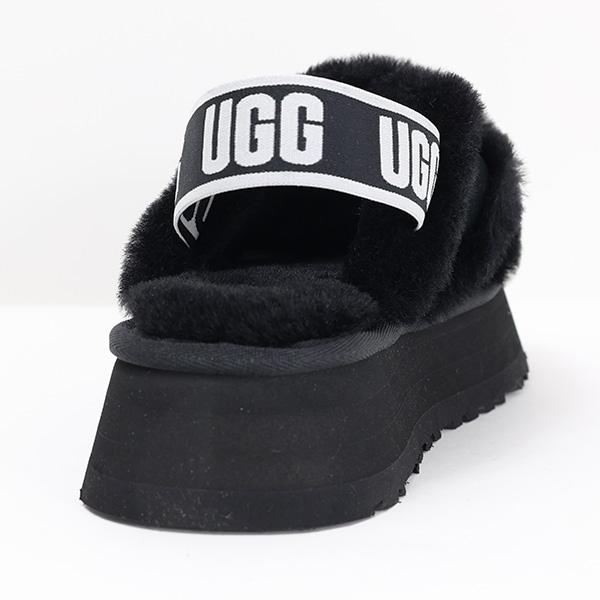 UGG（アグ） Disco Cross Slide ムートンサンダル プラットフォーム