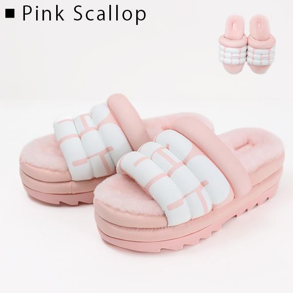 UGG（アグ） Maxi Slide Logo サンダル プラットフォーム 厚底