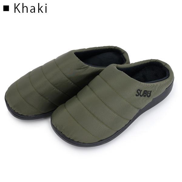 SUBU（スブ） 冬サンダル 裏起毛 スリッパ 外履き シンプル 軽量
